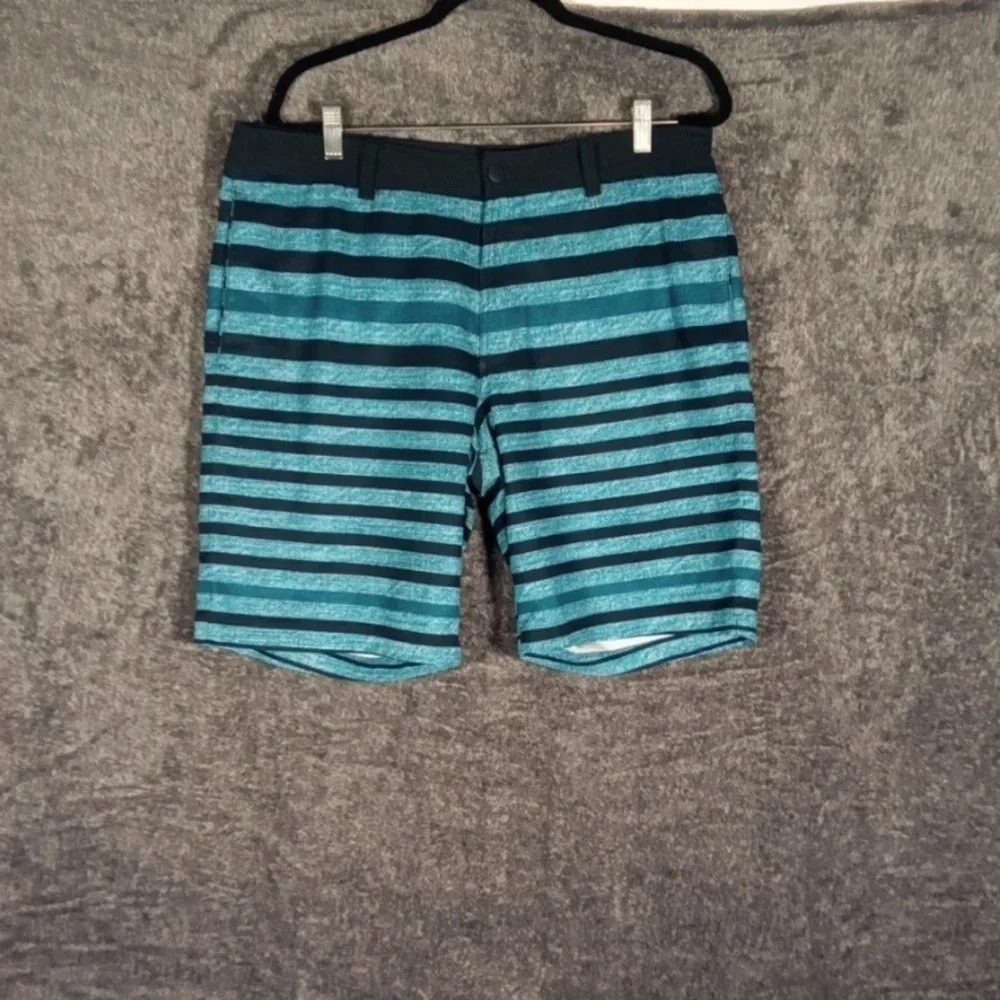 The North Face men's blue Striped drawstrings Boardshorts size 36